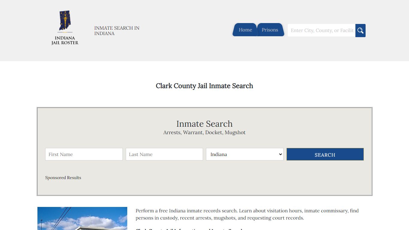 Clark County Jail Inmate Search - Indiana Jail Roster